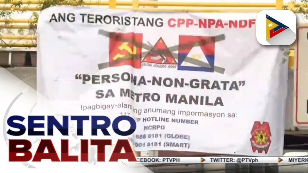 PNP Clarifies Tarps Declaring CPP-NPA-NDF As Persona Non Grata Are From ...