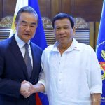 President Rodrigo Roa Duterte and People’s Republic of China State Councilor and Foreign Minister Wang Yi