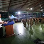 Duterte, PRRD delivers speech to army men