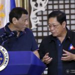 PRRD, Duterte with Sec Silvestre Bello III