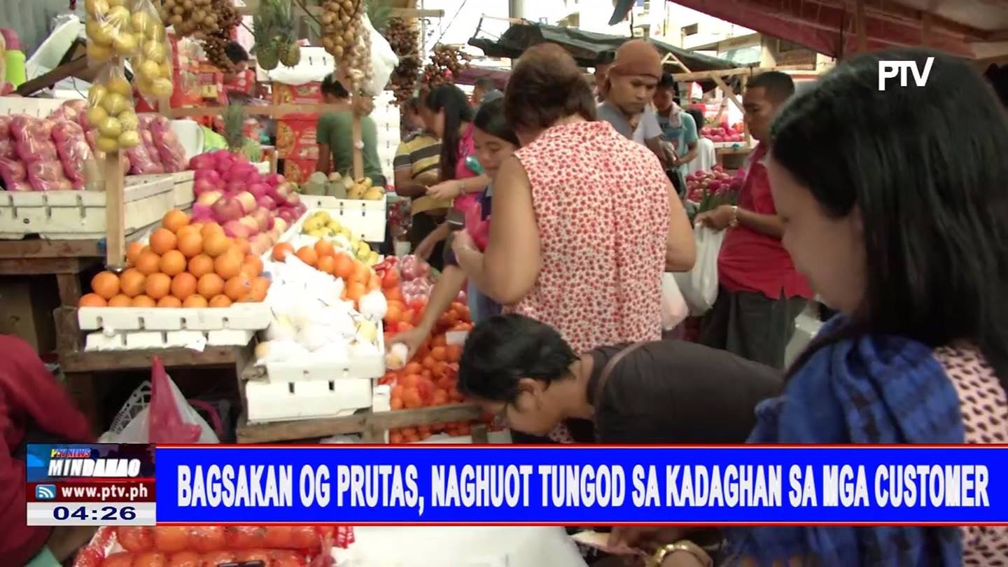 Bagsakan Og Prutas Naghuot Tungod Sa Kadaghan Sa Mga Customer Ptv News 6990