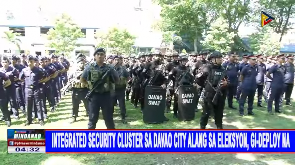 Integrated Security Cluster sa Davao City alang sa eleksyon, gi-deploy ...