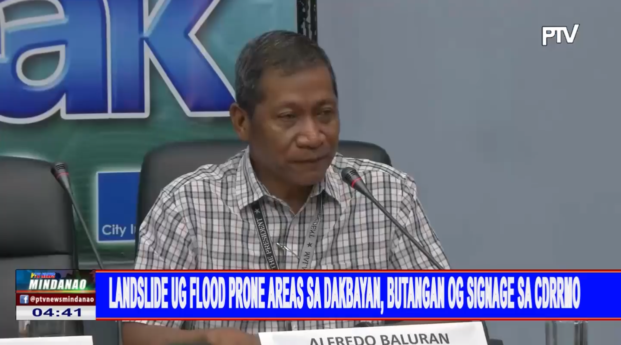 Landslide ug flood prone areas sa dakbayan, butangan og signage sa ...