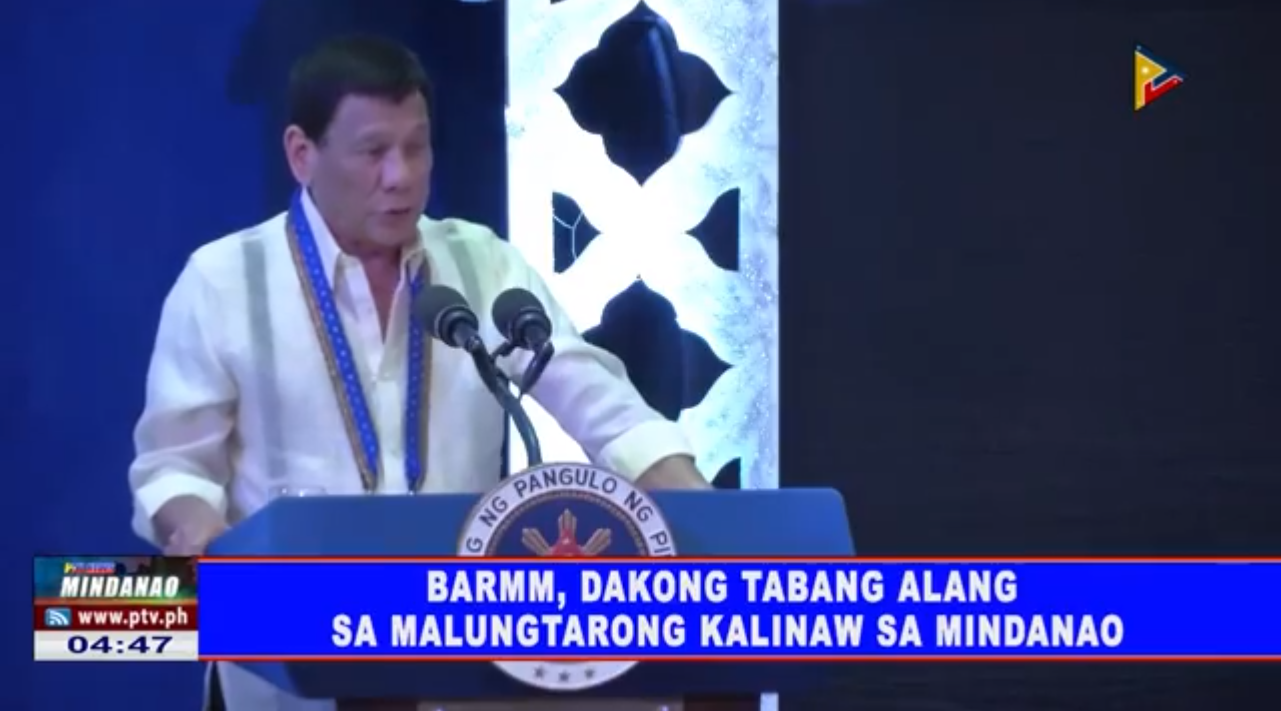 BARMM, dakong tabang alang sa malungtarong kalinaw sa Mindanao - PTV News