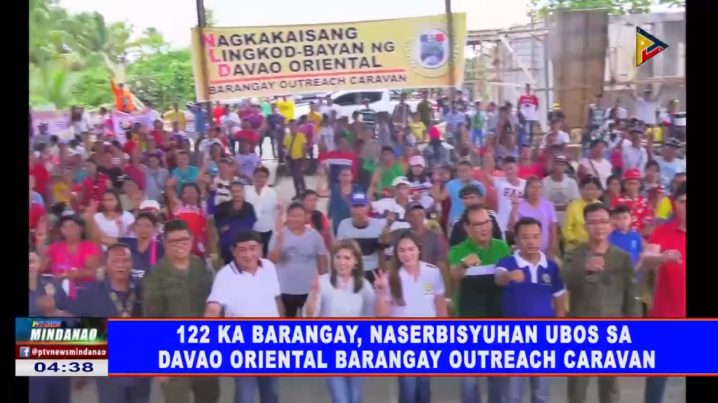 122 ka Barangay, naserbisyuhan sa ubos sa Davao Oriental Barangay ...