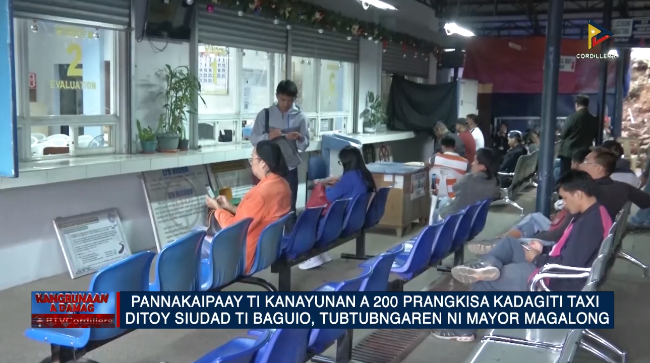 Pannakaipaay ti kanayunan a 200 prangkisa kadagiti taxi ditoy Siudad ti ...