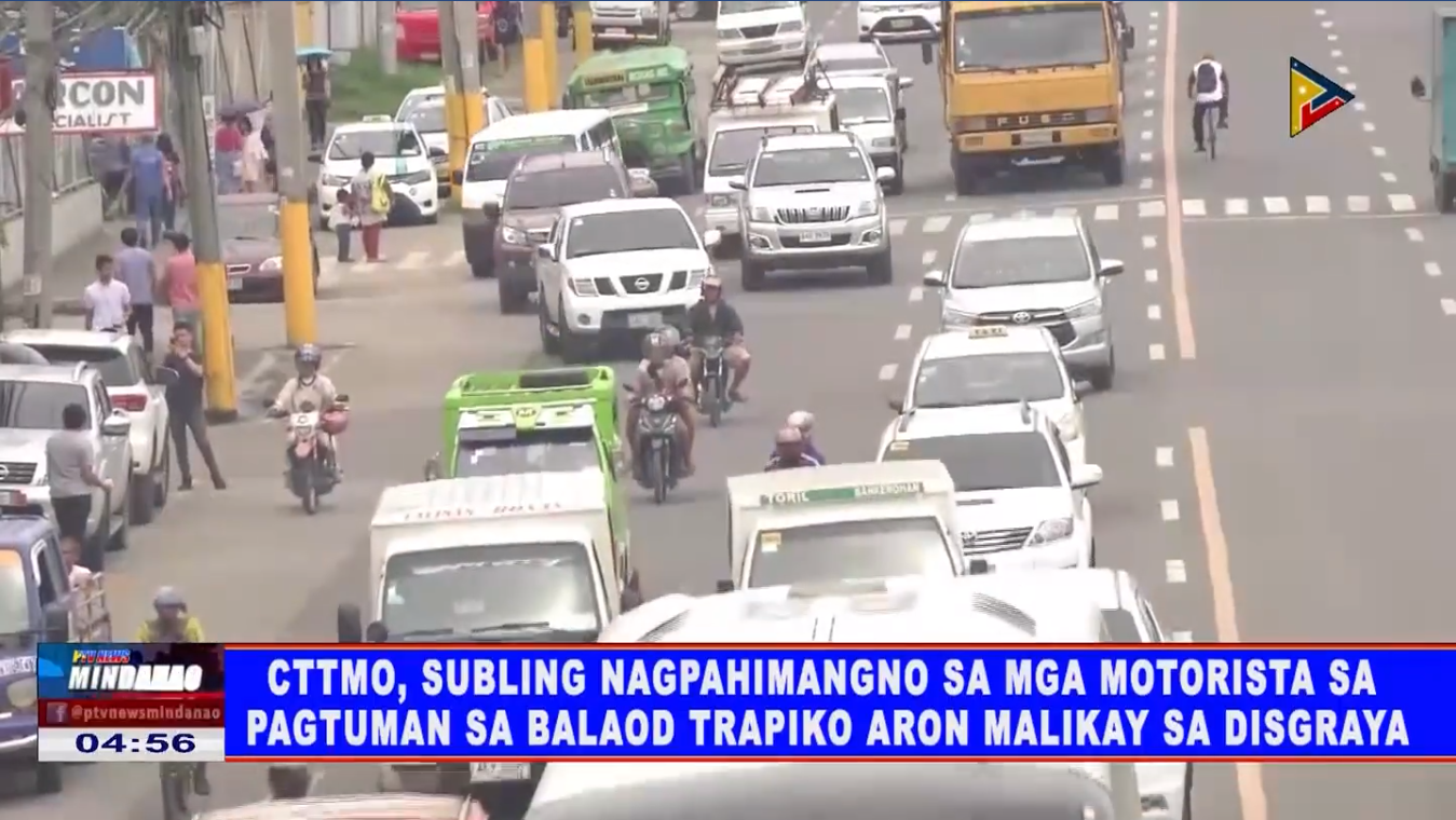 CTTMO, subling nagpahimangno sa mga motorista sa pagtuman sa balaod ...