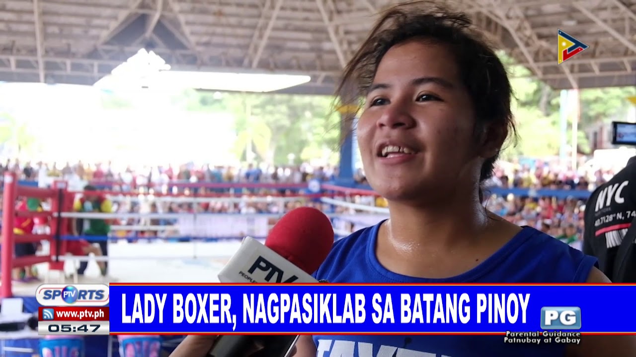 Lady boxer, nagpasiklab sa Batang Pinoy - PTV News