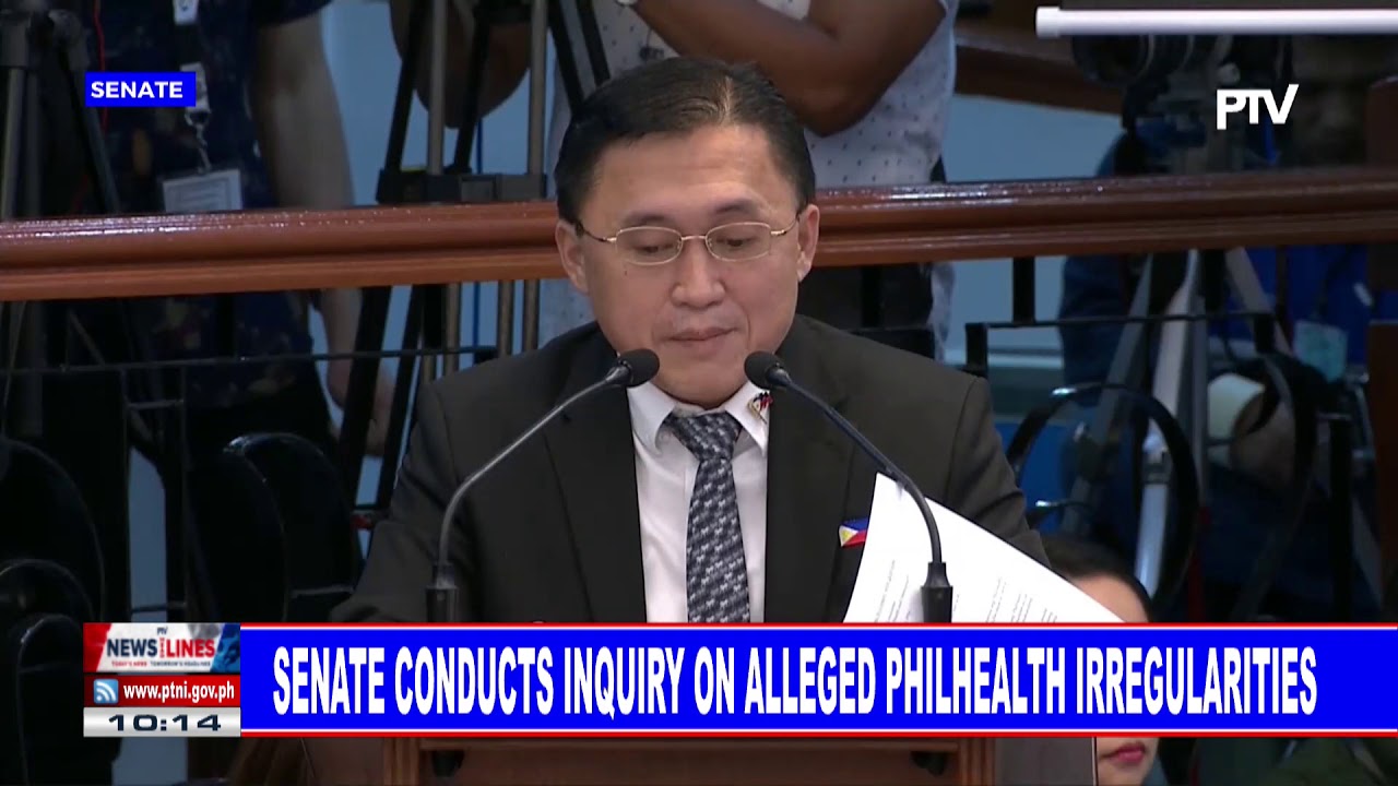 Senate Conducts Inquiry On Alleged PhilHealth Irregularities - PTV News