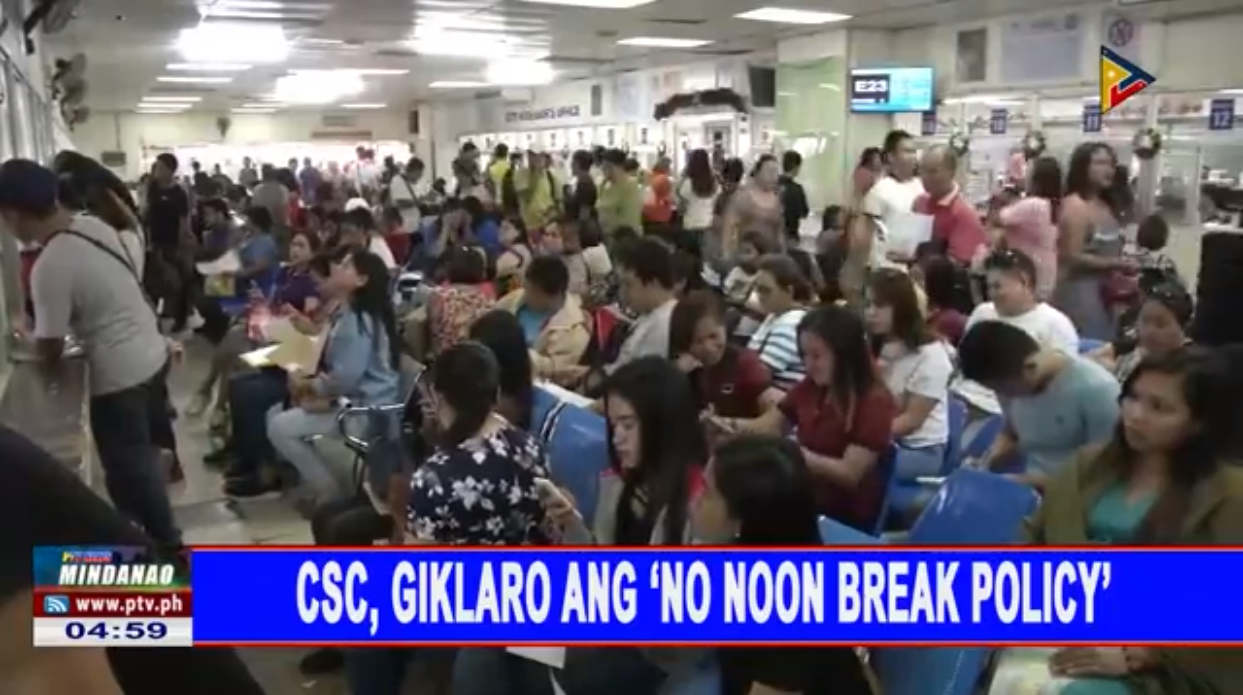 csc-giklaro-ang-no-noon-break-policy-ptv-news