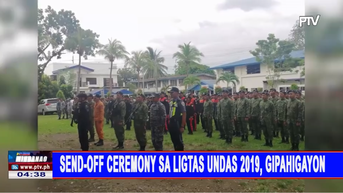 Send-off ceremony sa Ligtas Undas 2019, gipahigayon - PTV News