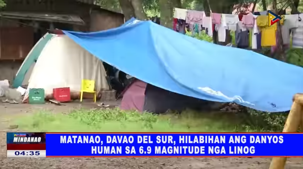 Matanao, Davao del Sur, hilabihan ang danyos human sa 6.9 Magnitude nga ...