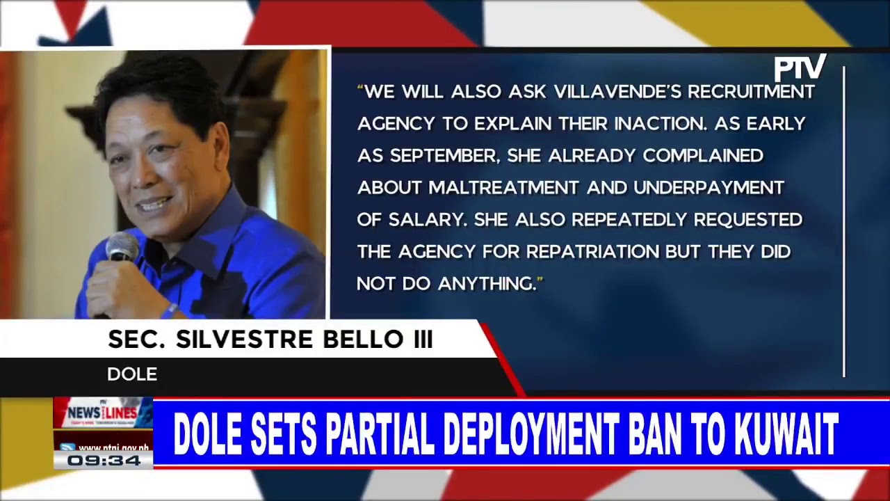 Partial deployment ban in Kuwait all set PTV News