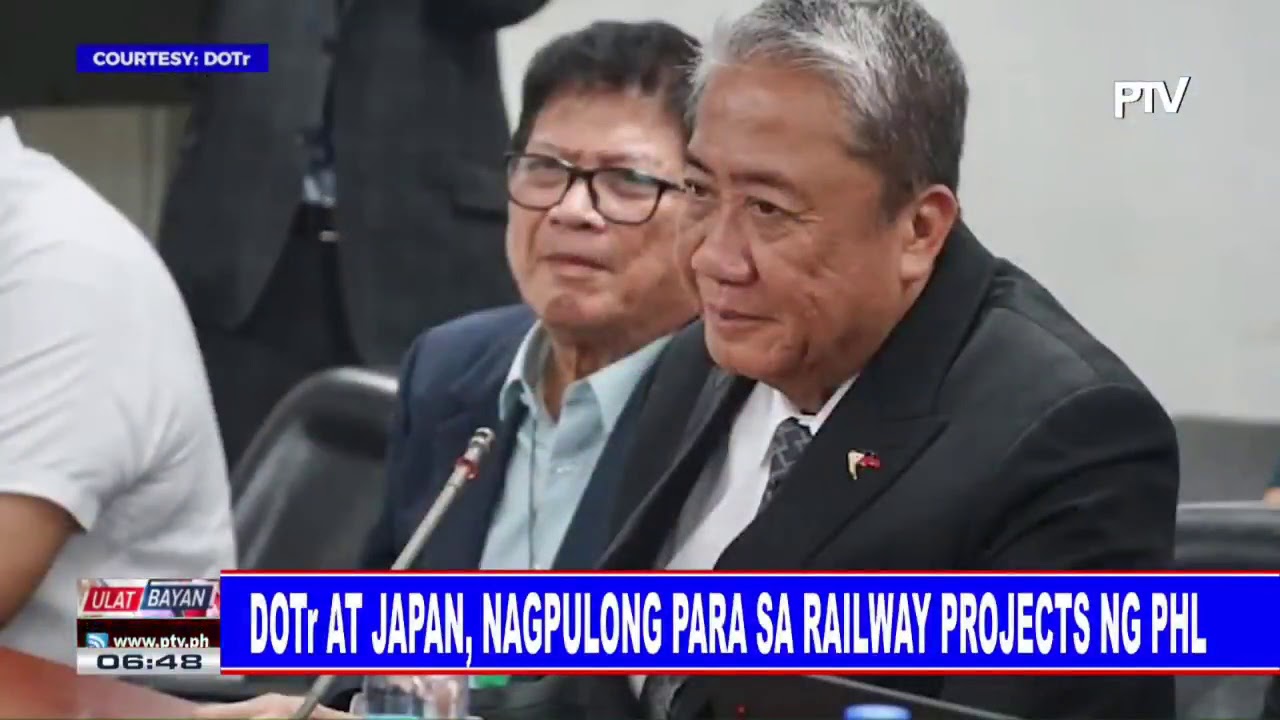 DOTr, Japan join hands for PH railway projects - PTV News