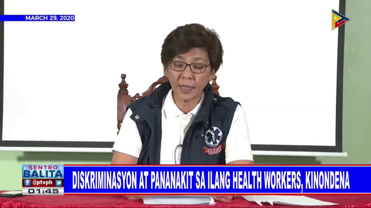 Diskriminasyon at pananakit sa ilang health workers, kinondena - PTV News