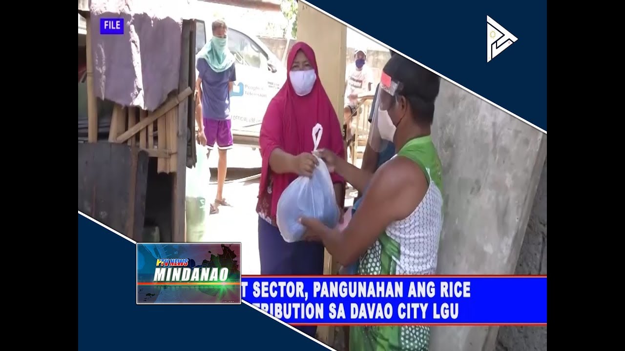 LGBT sector, pangunahan ang rice distribution sa Davao City LGU - PTV News