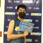 Lambder receives his COVID-19 vaccine shot at Far North Luzon General Hospital and Training Center, April 8, 2021.