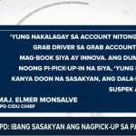 QCPD statement on death of Grab passenger found in Quezon City