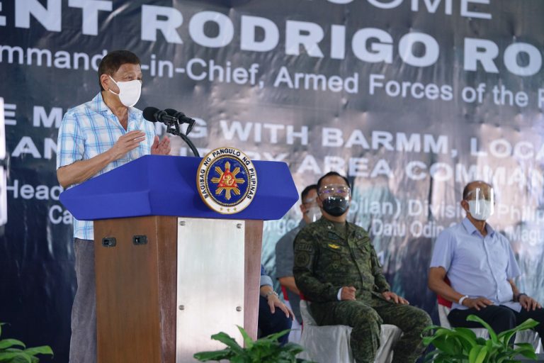 Duterte resets BARMM elections to 2025