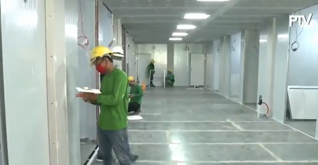 V. Luna modular hospital 70 done PTV News