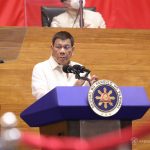 President Rodrigo Roa Duterte during his sixth and final State of the Nation Address, July 26, 2021. (Robinson Niñal/Presidential Photo)
