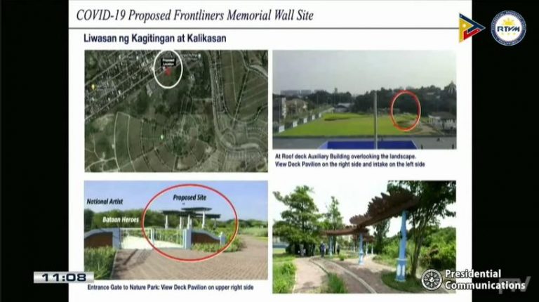 Gov’t eyes creation of COVID-19 frontliners memorial wall