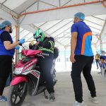 The Mega COVID-19 Vaccination facility’s drive-thru service inside the Nayong Pilipino Foundation (NPF) in Parañaque City officially began operations on Thursday, August 12.  (Photo Courtesy of NTF Against COVID-19)