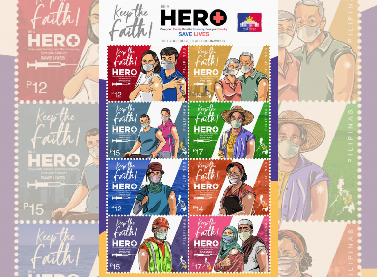 PHLPost launches stamps promoting COVID-19 vaccination