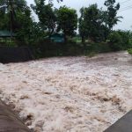 The Romelo River in the the Municipality of Siniloan, Laguna during the onslaught of Typhoon Jolina on Sept. 8, 2021. (Photo Courtesdy of MDRRMO Siniloan)