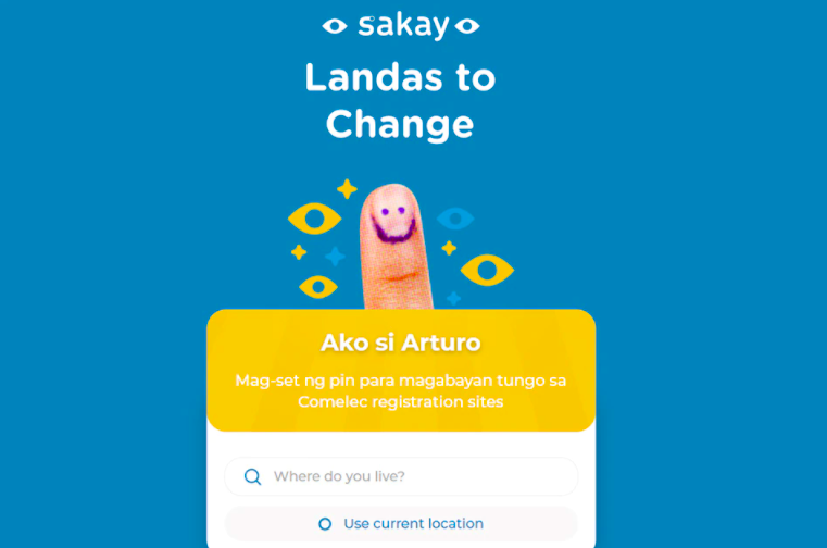 Mobile app to help voters locate nearest registration sites