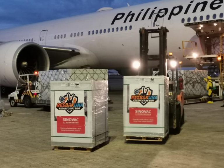3-M govt-procured Sinovac vaccine arrive in PH