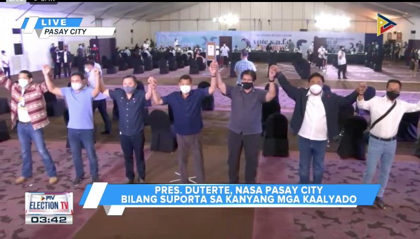 Prrd Update PRRD shows up in Sofitel on last day of COC filing - PTV News