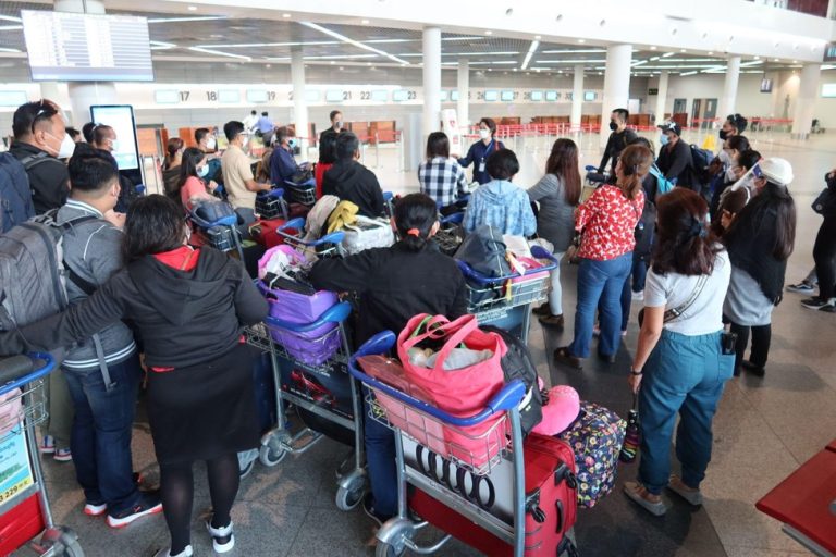 Minors among distressed Filipinos flown home from Cambodia, Myanmar