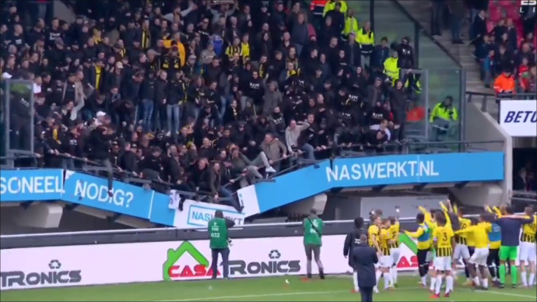 No injuries reported after grandstand collapses in Dutch stadium