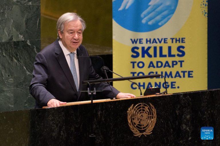 UN chief: Climate crisis is a code red for humanity