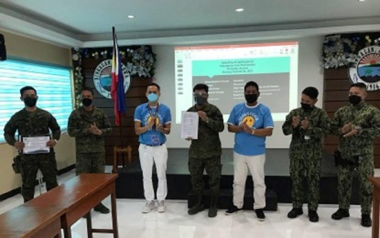 Aurora’s Dingalan town declared insurgency-free