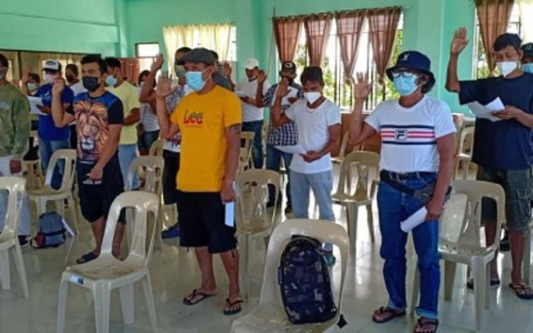 More NPA members, allies surrender in Leyte