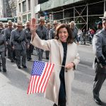 New York State Governor Kathy Hochul during New York City’s Veterans Day Parade. (Photo from Kathy Hochul Twitter)