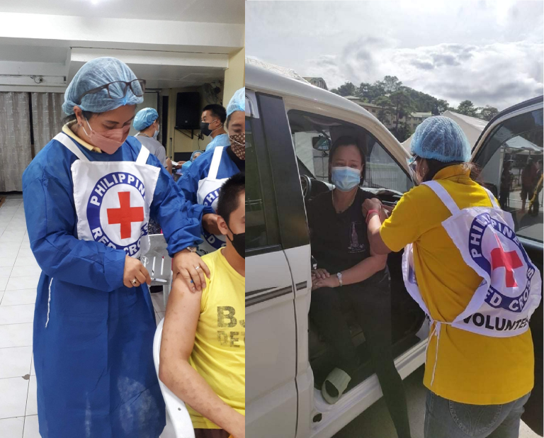 Red Cross backs Baguio drive-thru vaccination