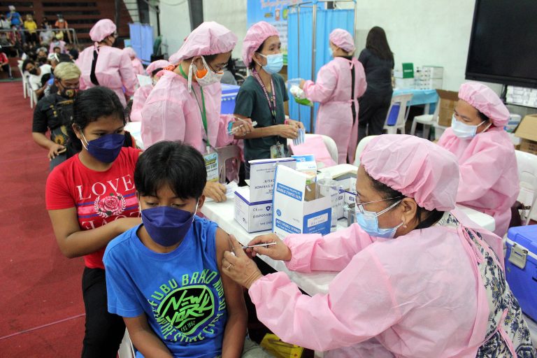 NTF says experts recommend vaccination of minors below 12 years old