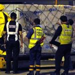 Bureau of Customs and Department of Health officials inspect the shipment of 3 million doses of Sinovac Covid-19 vaccines that arrived at the Ninoy Aquino International Airport Terminal 2 on Thursday night (Nov. 11, 2021). The Philippines has enough supply of jabs and will use them during the national vaccination days on November 29 to December 1. (PNA photo by Jess M. Escaros Jr.)