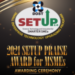 Setup Praise Award for MSMEs poster. (Photo from DOST)