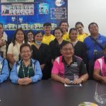 Graduation Ceremony of Lab Trainees: Carla Jane Ortega, Carmela Aliviado, Lynde Nialala with DOST SEI Director Dr. Josette Biyo (seated, 3rd from left), DOST RO7 OIC Regional Director Engr. Jesus F. Zamora (seated, 2nd from left), and LAMAC MPC Board of Director Chairman Dr. Delfin Tuquib. Photo courtesy of DOST 7.