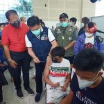 Vaccine czar Sec. Carlito Galvez Jr. inspects several vaccination sites today in Bulacan during the second day of National Vaccination Days. (File photo from Patrick de Jesus/PTV)