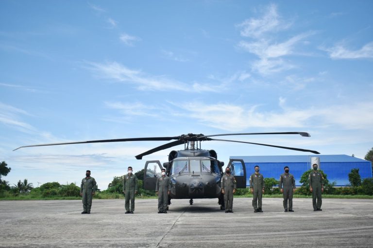 Blackhawk helicopters deployed in WestMinCom AOR