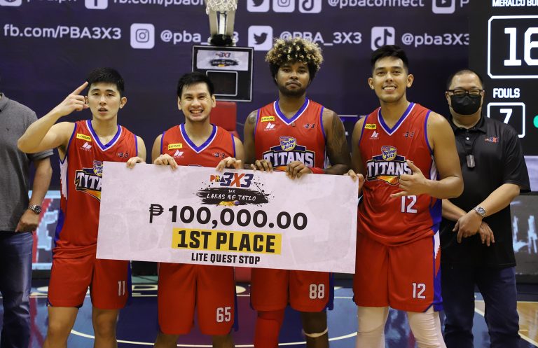 Titans crowned PBA 3X3 Leg 4 champions