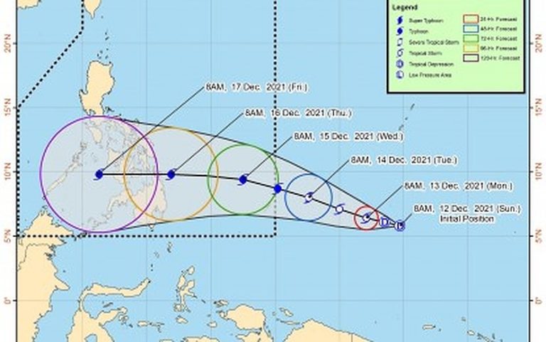 LPA outside PAR now TD, may make landfall by Dec. 15