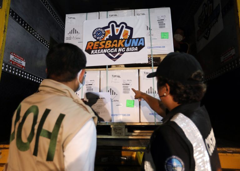 Gov’t secures COVID vax in typhoon-hit areas