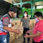 Yesterday, Dec. 28, 2021, 1,175 affected families in the municipality of Bayog, Zamboanga del Sur received family food packs from the DSWD Region IX Field Office. (Photo from DSWD IX Facebook)