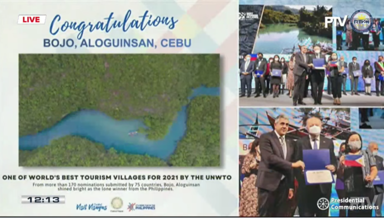 Bojo town lauded for being recognized as one of UN’s Best Tourism Villages